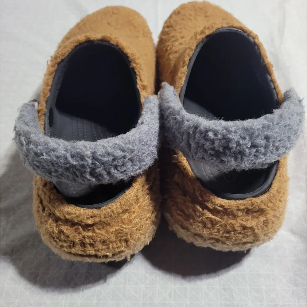 Crocs • Lil NAS X • Mega Crush • Sherpa Platform Clog Shoes • Unisex Size M6 W8